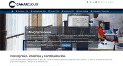 Desktop Screenshot of canarcloud.es